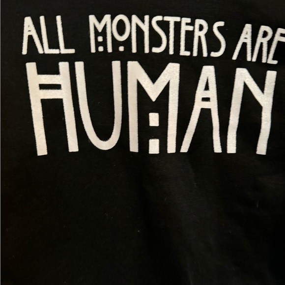 All Monsters Are Human Sweatshirt Size Small - Picture 3 of 7